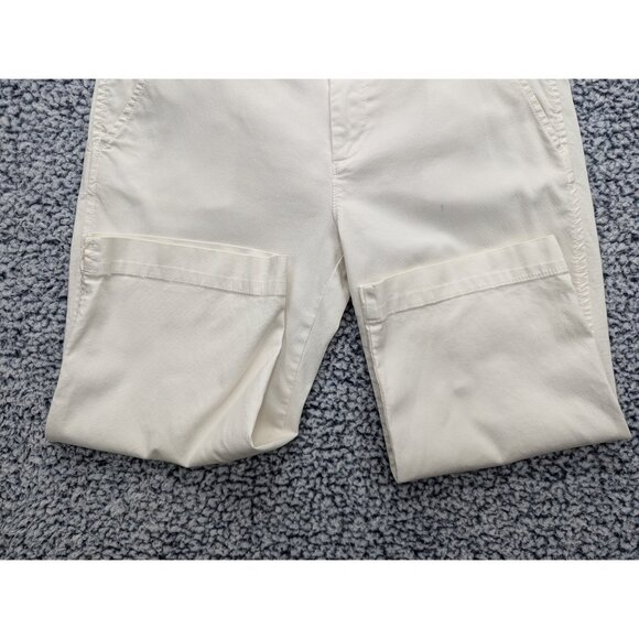 Y2K Revival Old Navy Low Rise Capri Pants Size 4 Boho Retro Beachy Casual White - Picture 6 of 13